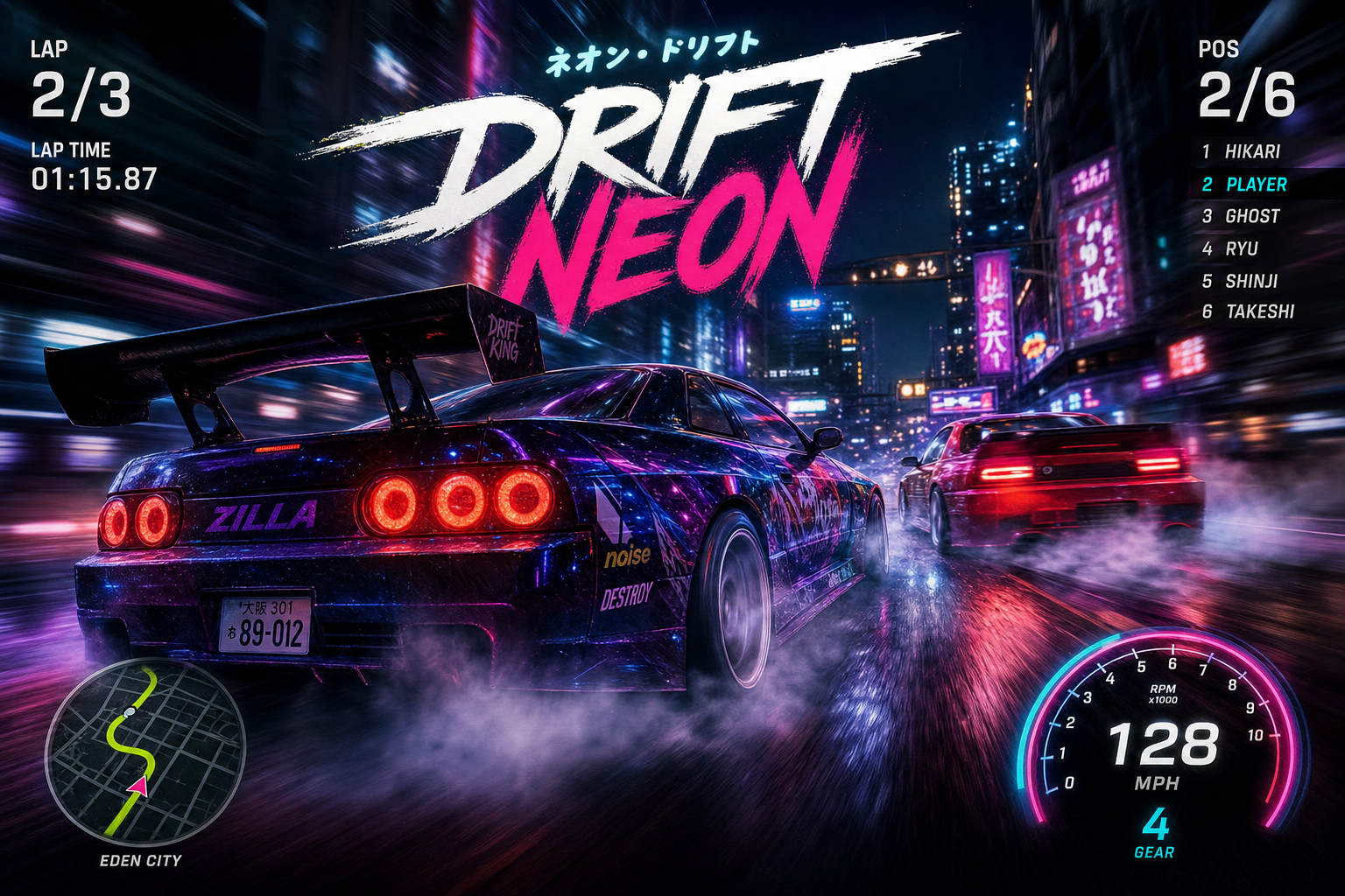Neon Drift Racing game review