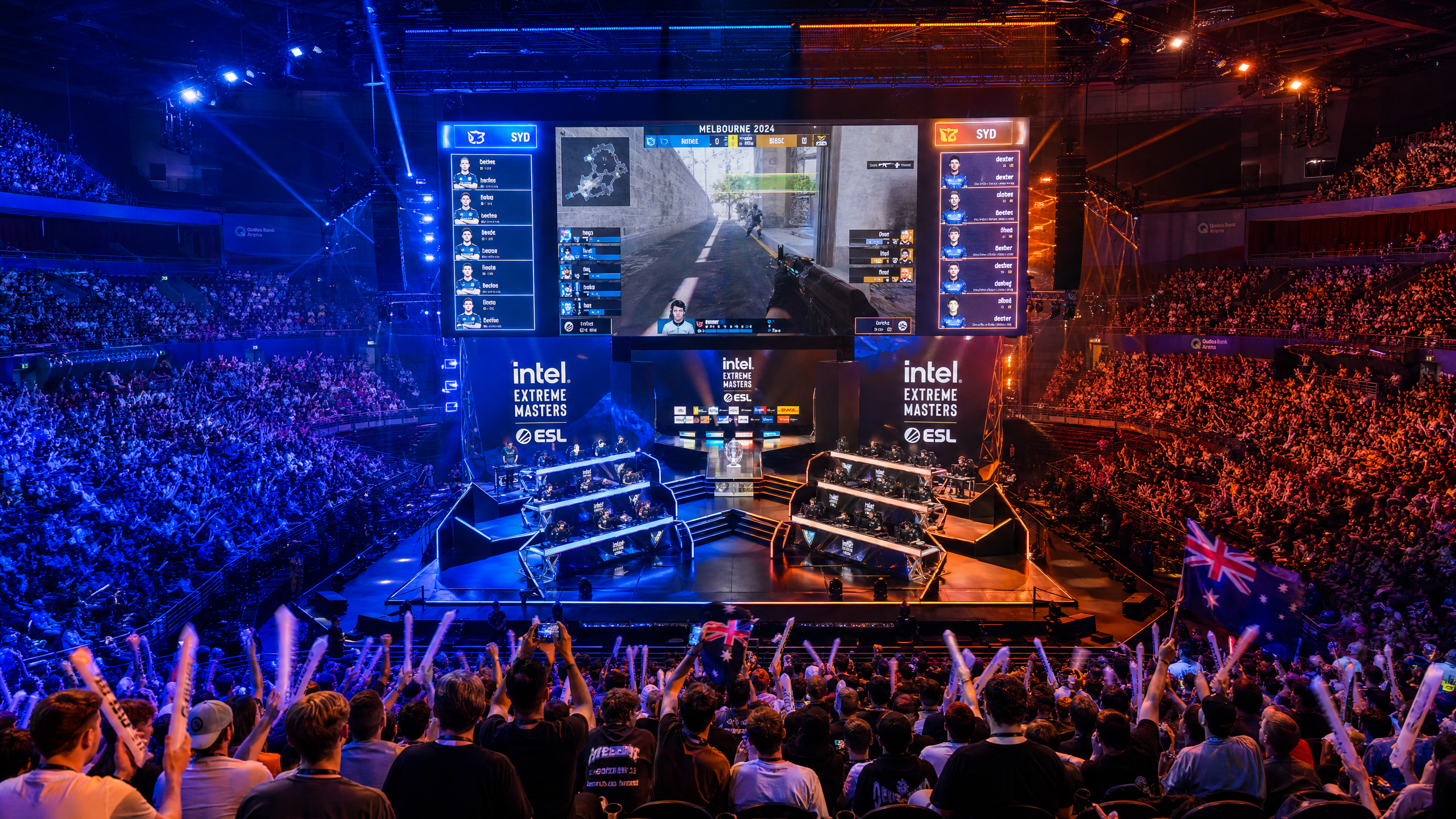 Australian esports tournament arena